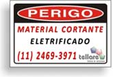 Perigo Material Cortante - Cerca Concertina